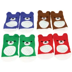 baby socks (4 pairs) - bear