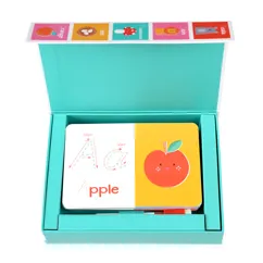 wipe clean abc learning cards