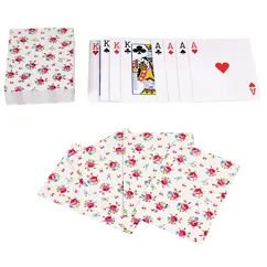 playing cards in a tin - la petite rose
