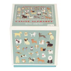jigsaw puzzle (300 pieces) - best in show canine alphabet