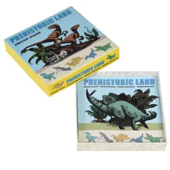 children's origami kit - prehistoric land