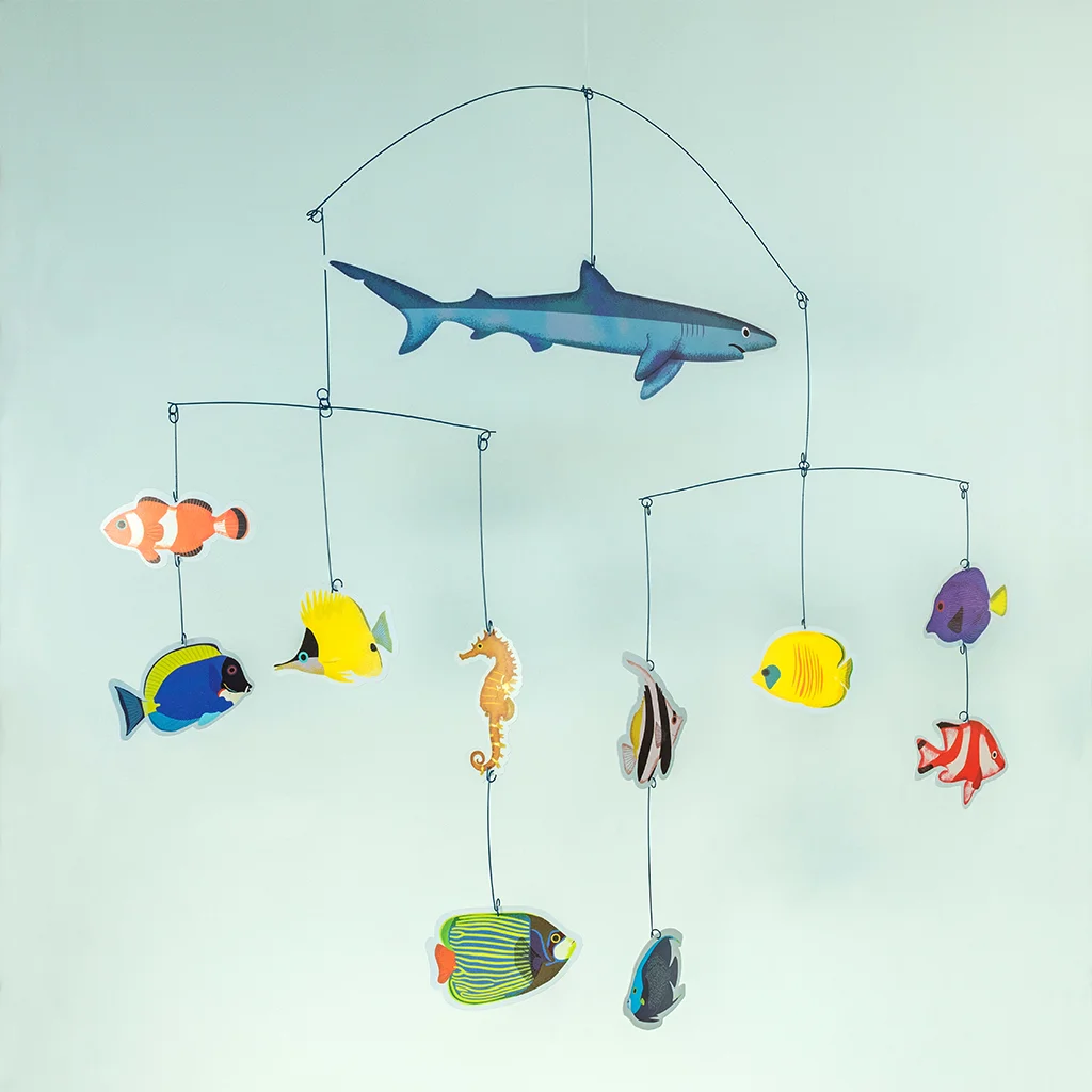 décoration mobile à suspendre - ocean creatures