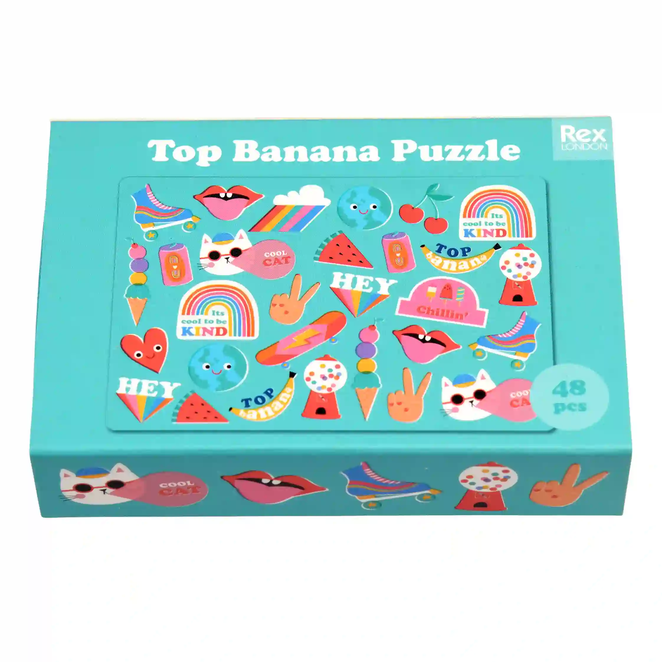 matchbox jigsaw puzzle - top banana