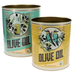 grandes boîtes de conservation (lot de 2) - olive oil