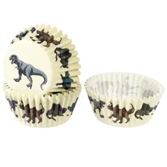 cupcake cases (pack of 50) - prehistoric land