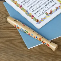 flûte à bec en bois pour enfants - fairies in the garden