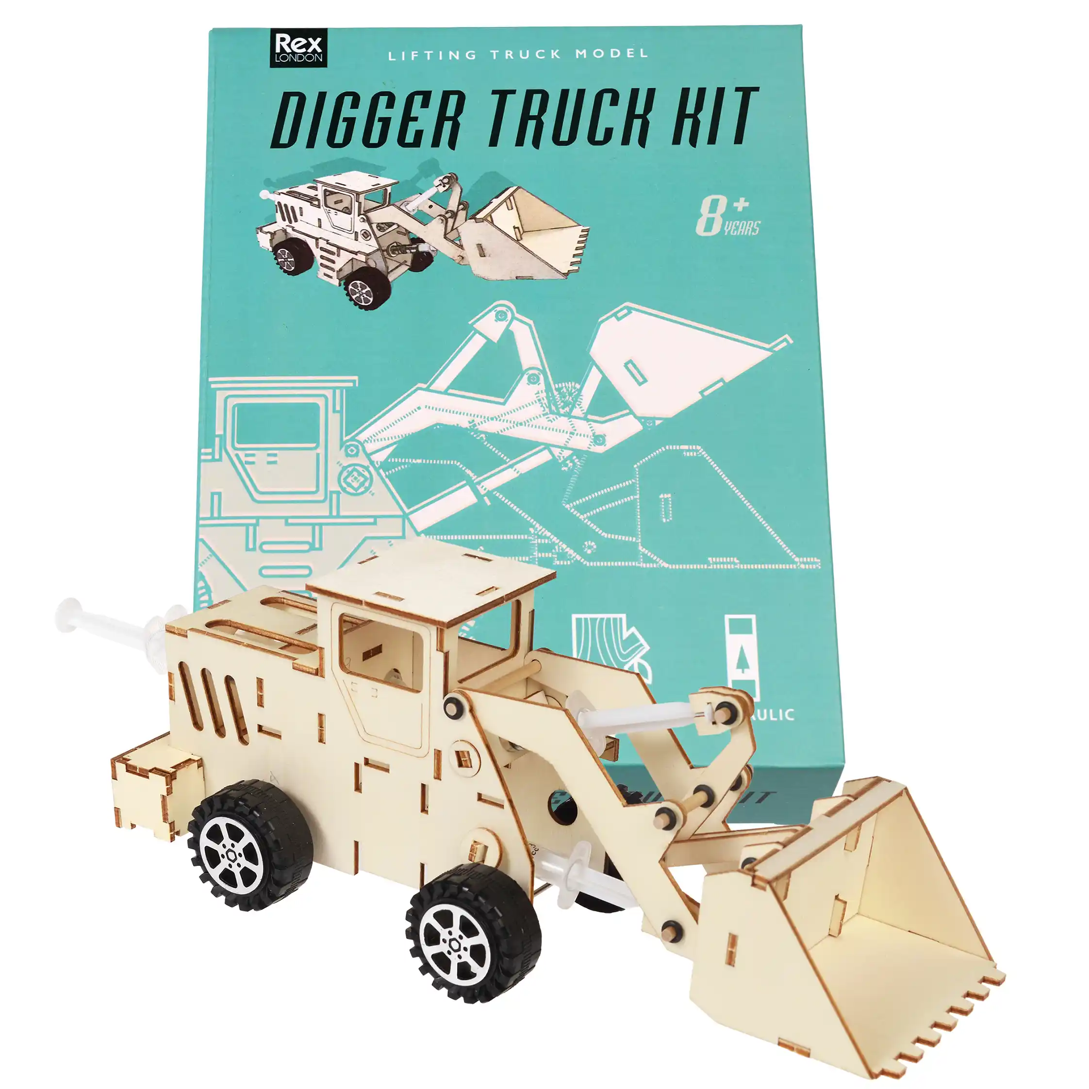 make your own hydraulic digger truck