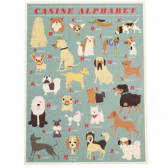 jigsaw puzzle (1000 pieces) - best in show "canine alphabet" 