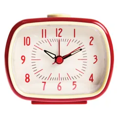 retro alarm clock - red