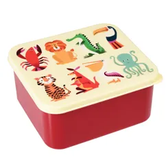 sandwich lunch box - colourful creatures