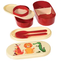 children's bento box - colourful creatures