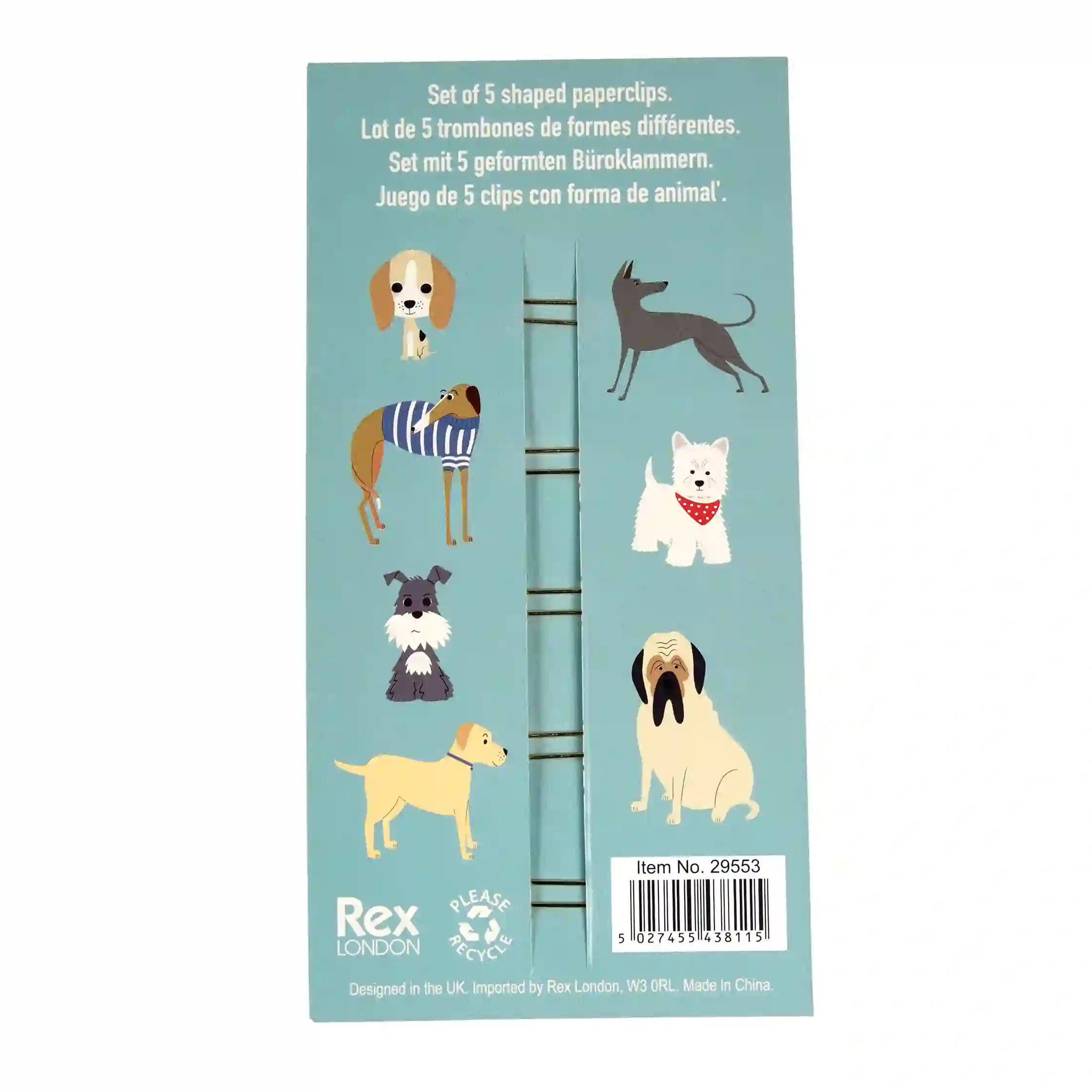 dog paper clips (set of 5) - best in show