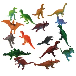 assorted dinosaurs (box of 16)