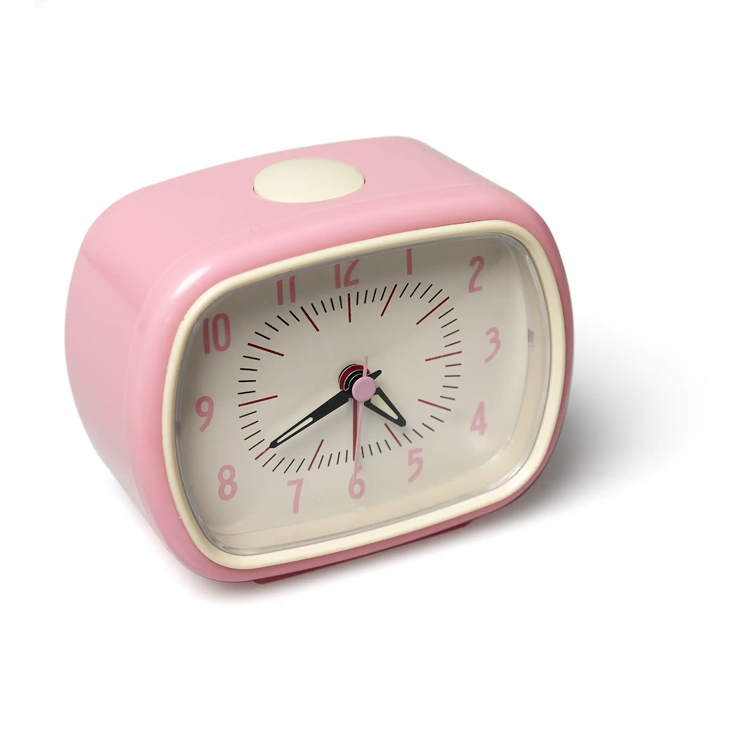 retro alarm clock - pink