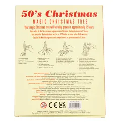 árbol de navidad creciente mágico 50s christmas