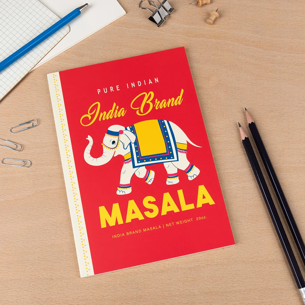 a5 notebook - masala