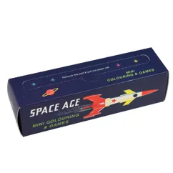 mini colouring and games - space age