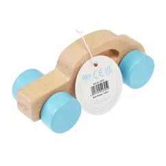 wooden push along toy - car