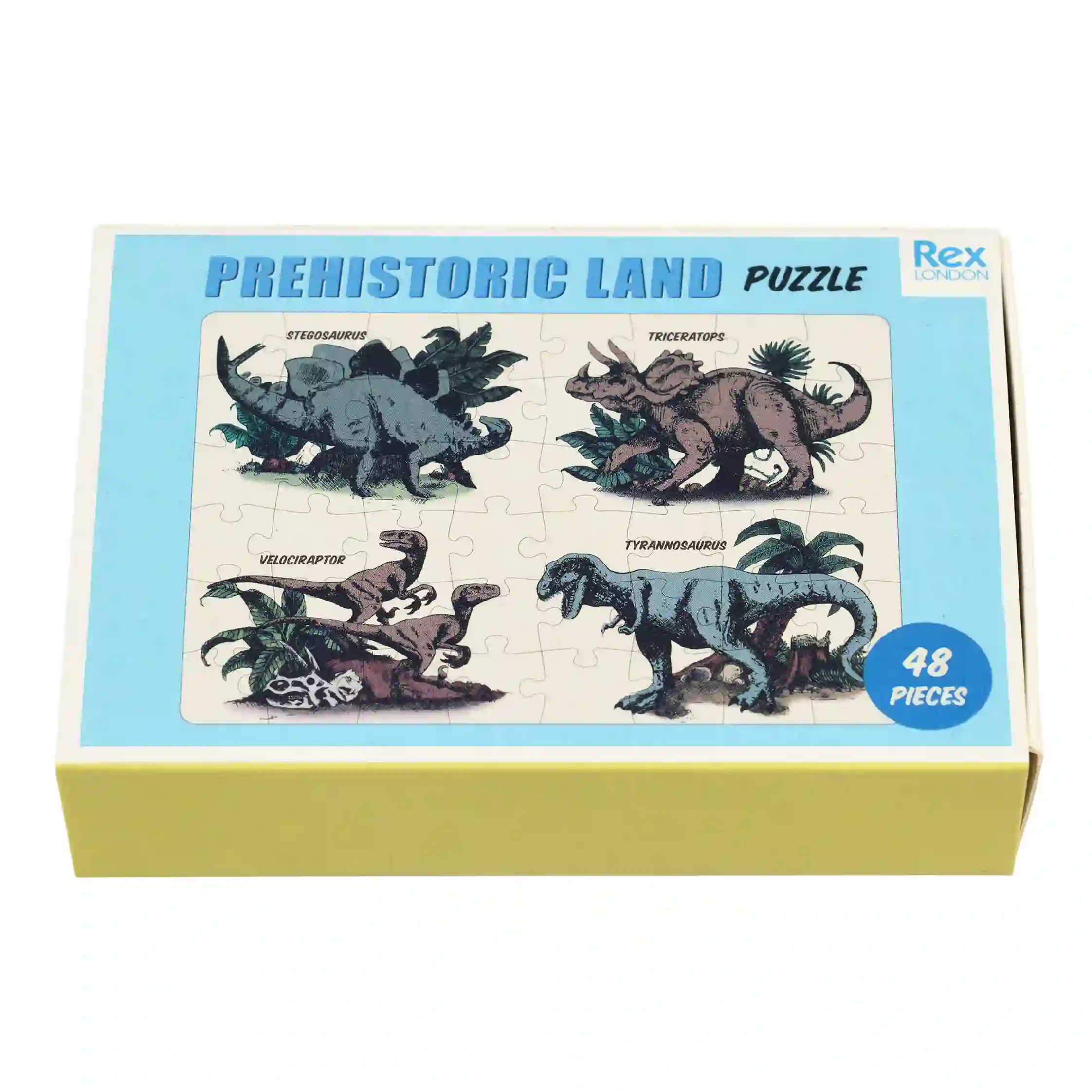 puzzle de boîte d'allumettes prehistoric land