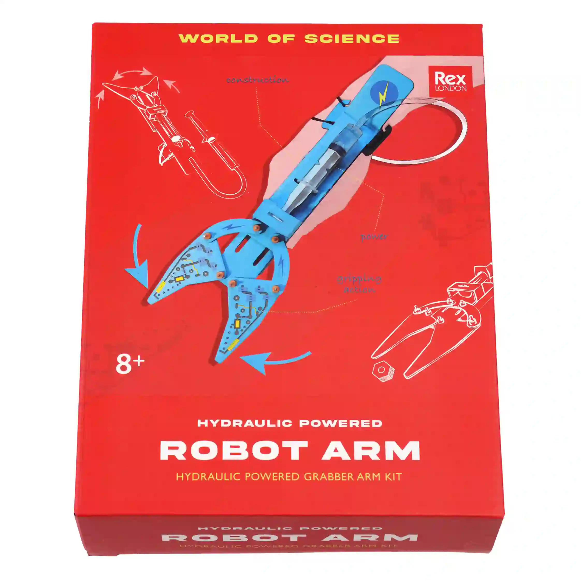 make your own hydraulic powered robot arm