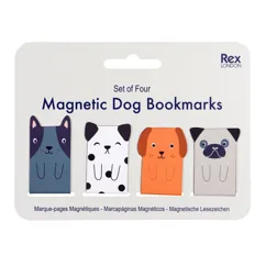 marque-pages magnétiques chiens (ensemble de 4)