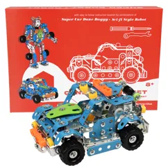 large construction set - robot and dune buggy
