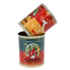 medium storage tins (set of 2) - passata
