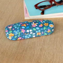 glasses case & cleaning cloth - fairies in the garden