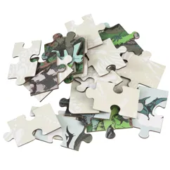 mini jigsaw puzzle - prehistoric land