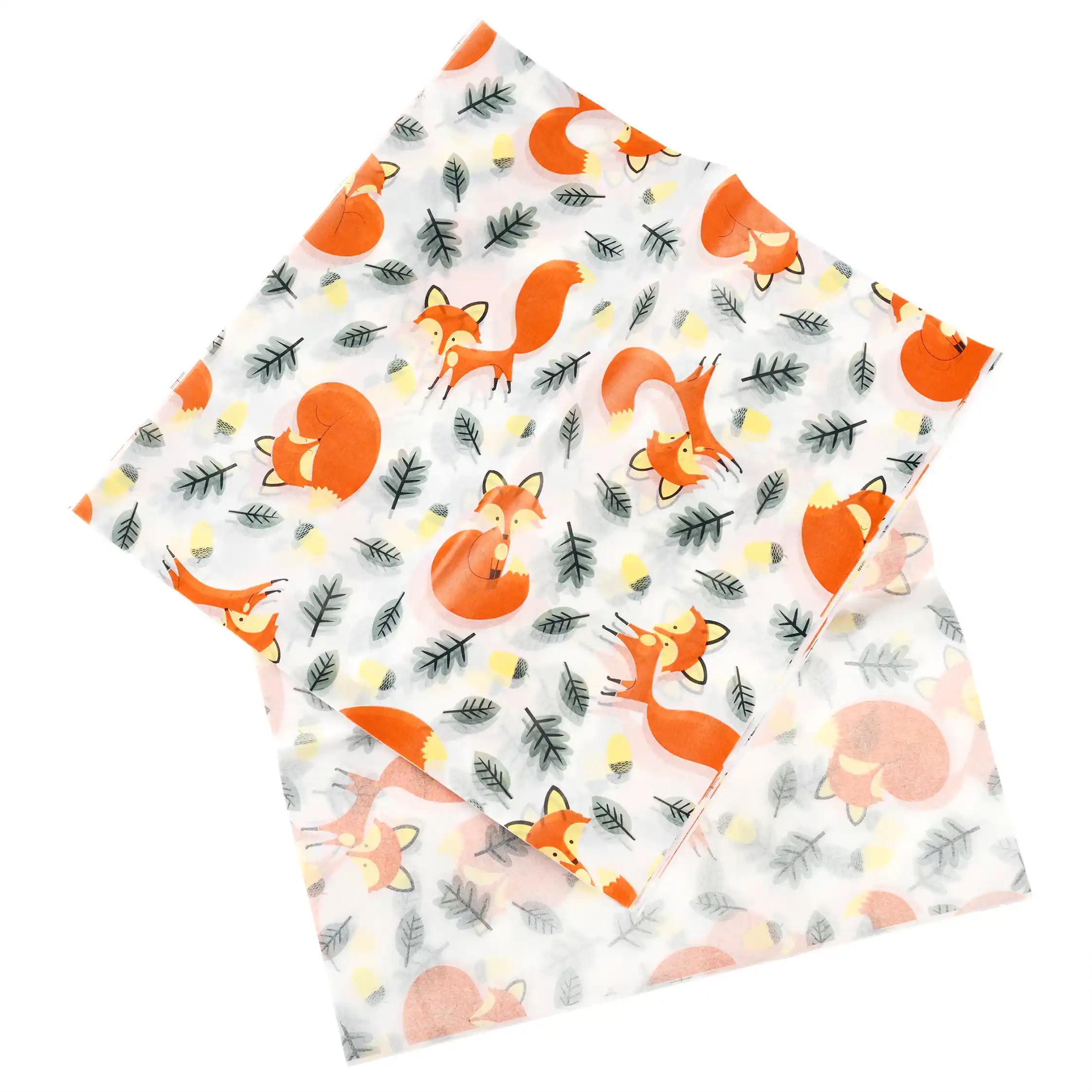 30 sheets greaseproof paper - rusty the fox
