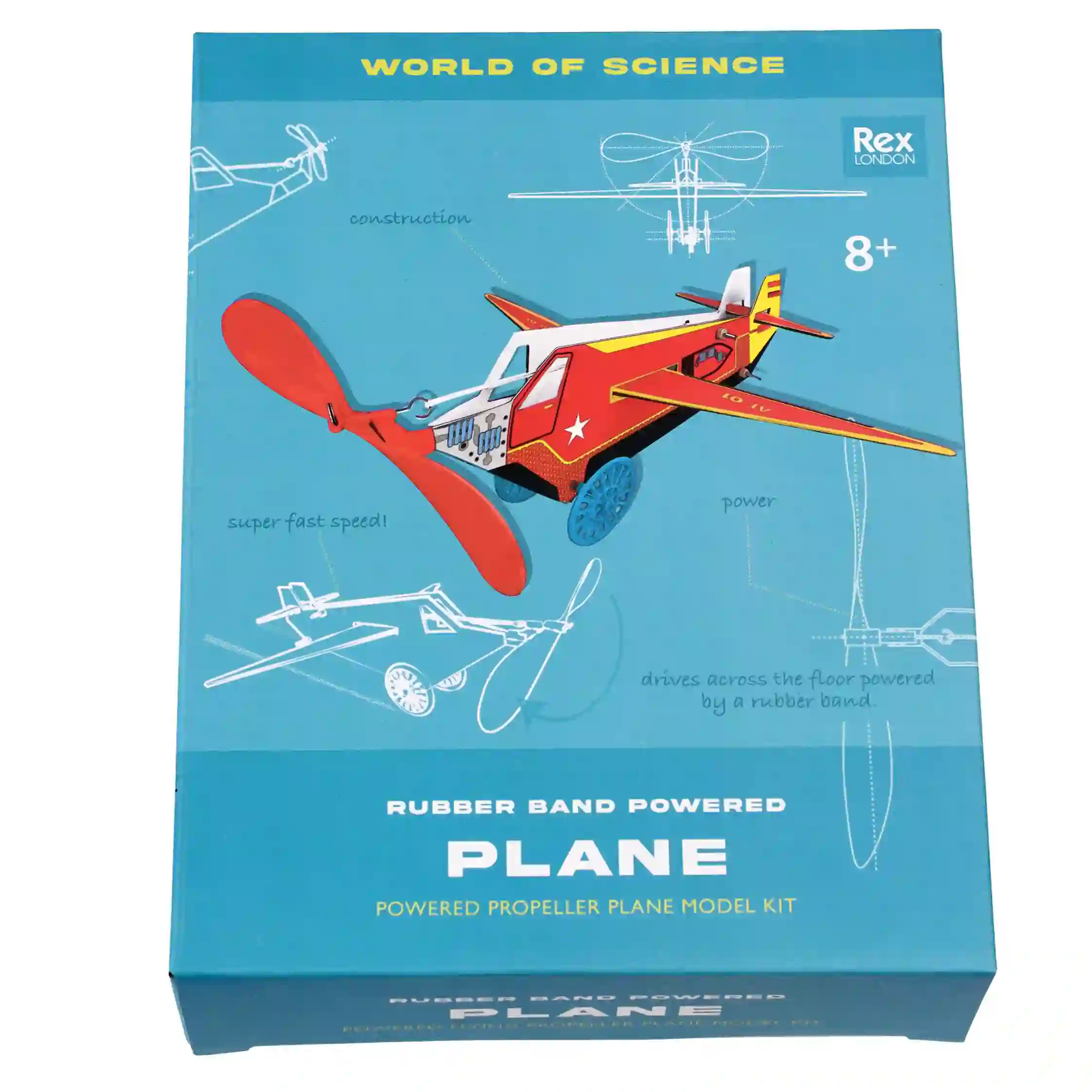 make your own rubber band-powered plane