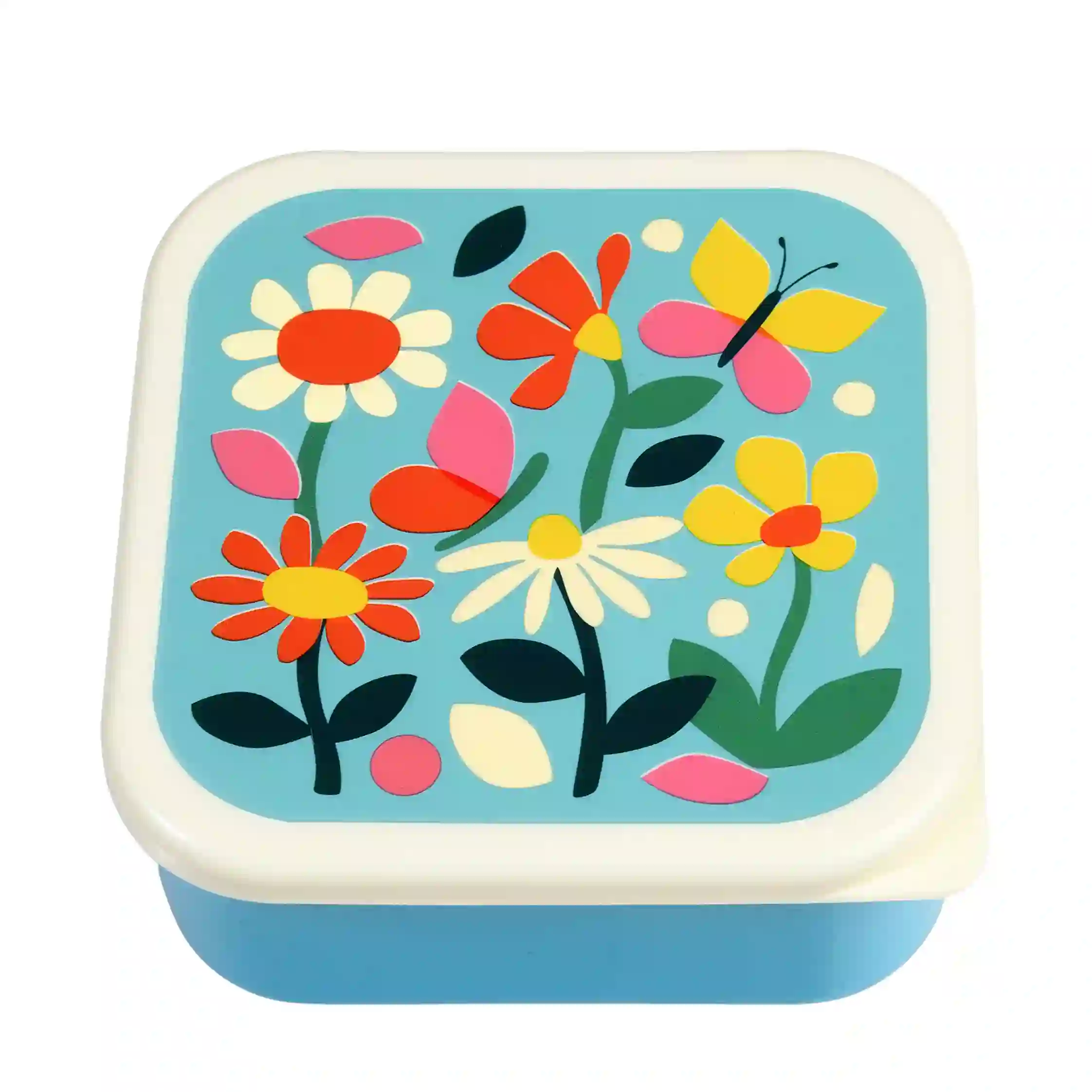 snack boxes (set of 3) - butterfly garden