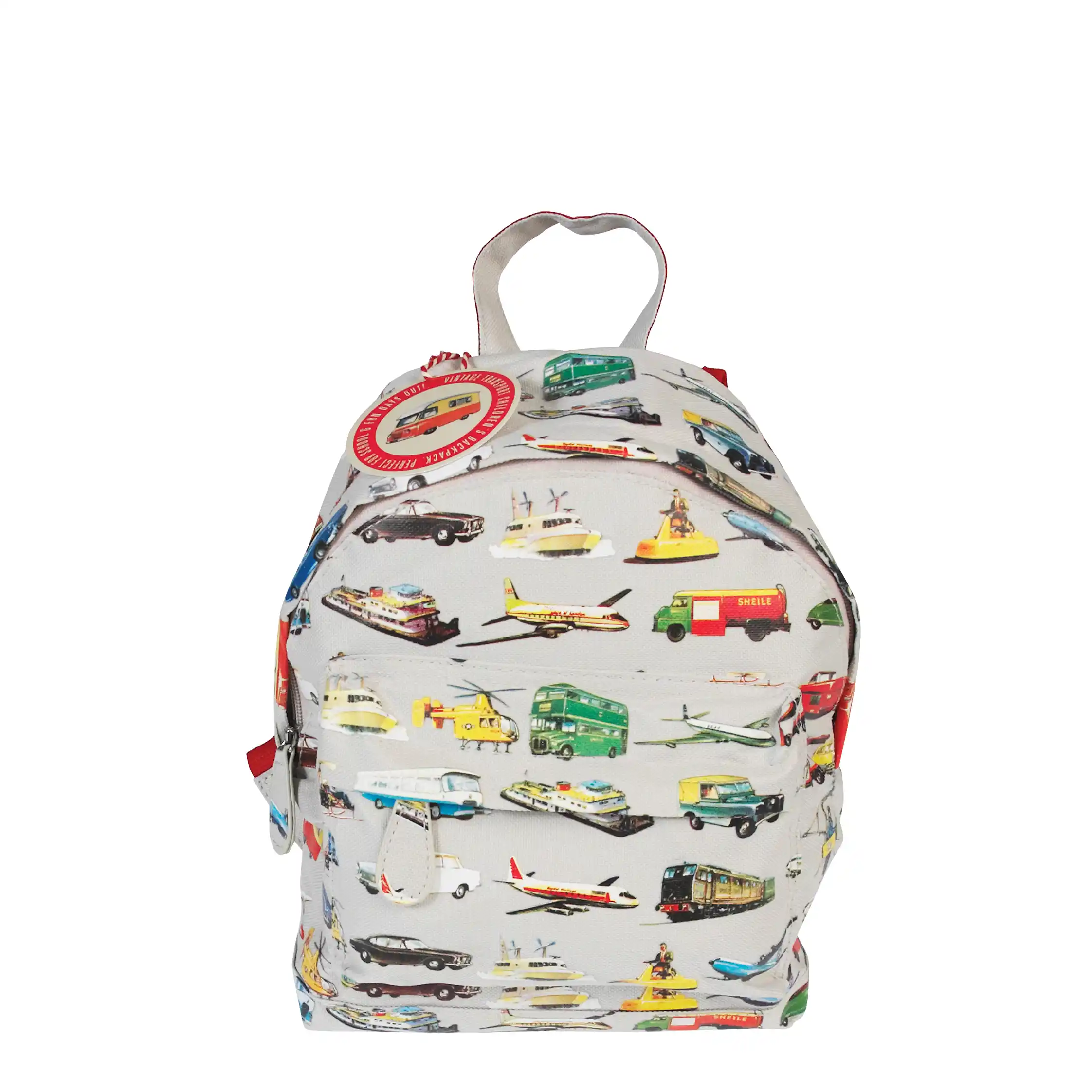mini children's backpack - vintage transport