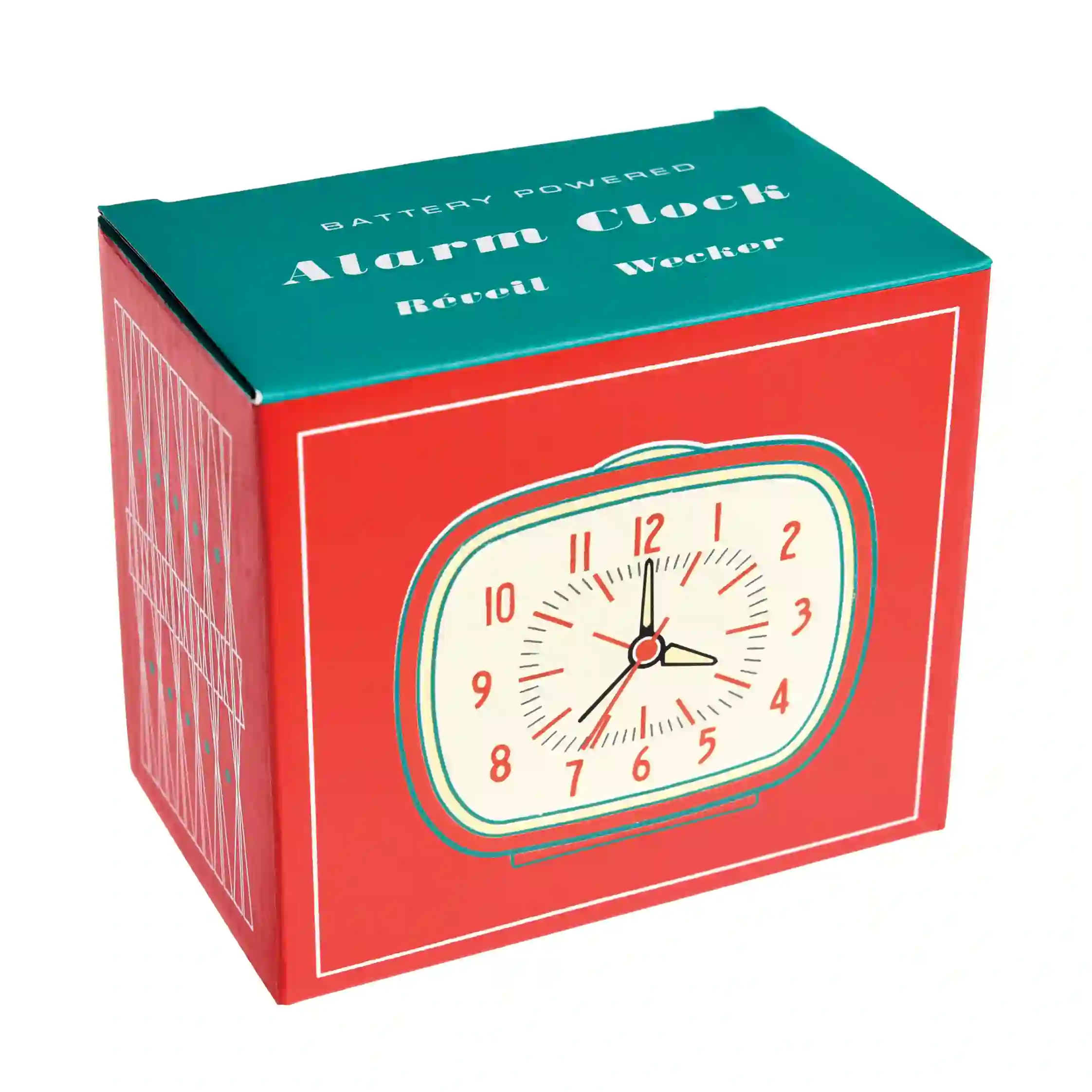 retro alarm clock - red