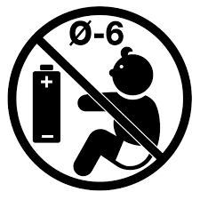 Keep batteries away from children