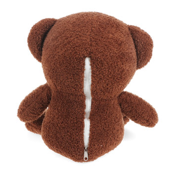 coussin de voyage 2 en 1 peluche - bob l'ours