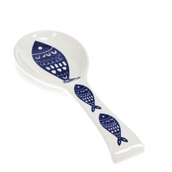 ceramic spoon rest - fish