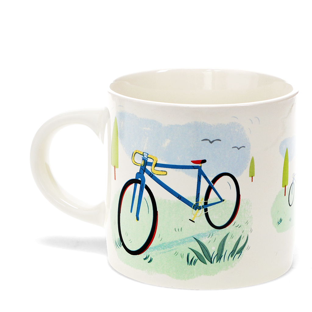 ceramic mug 350ml - cyclist