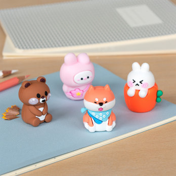adorable animal pencil sharpener - white rabbit