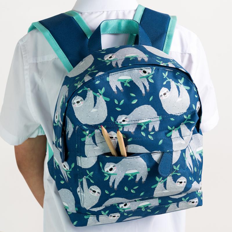 mini children's backpack - sydney the sloth