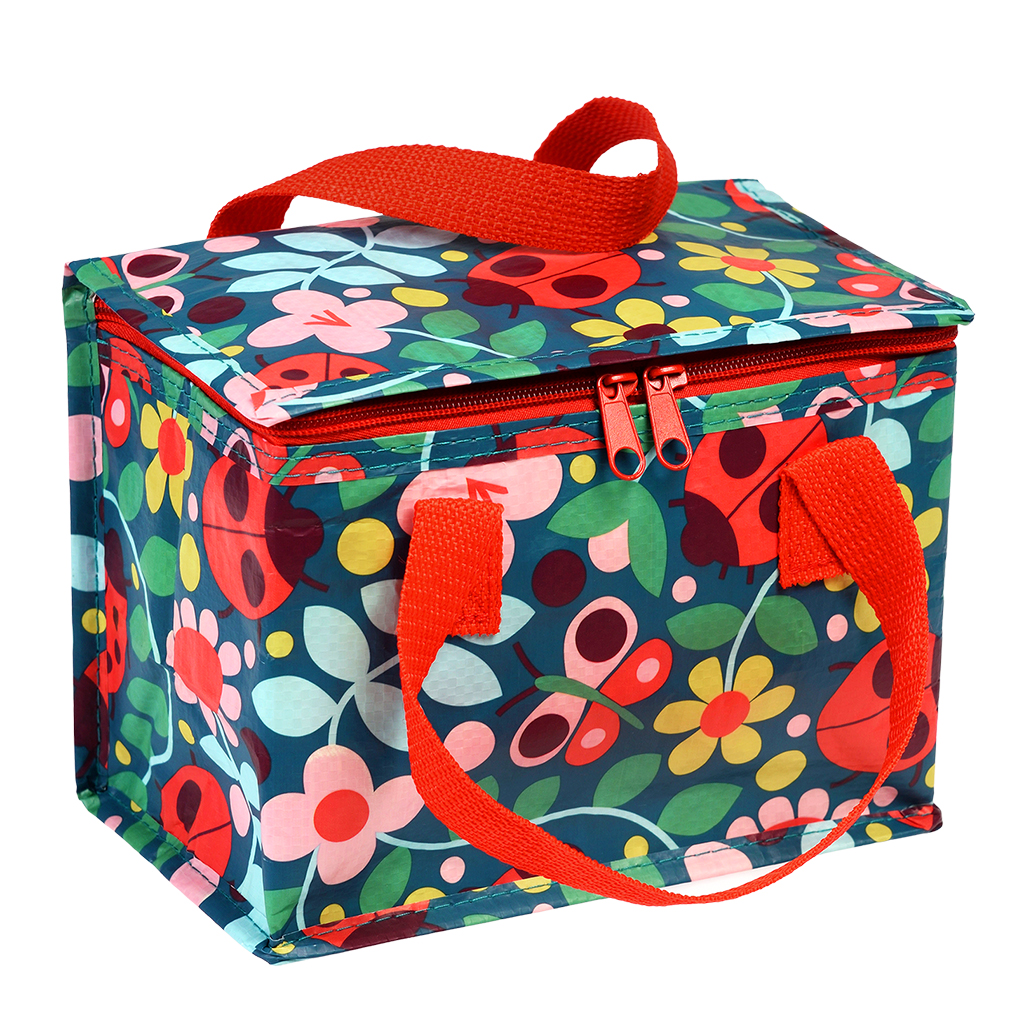 insulated lunch bag - ladybird