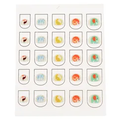 autocollants pour ongles wild wonders (lot de 25) autocollants pour ongles wild wonders (lot de 25)