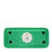 rectangular enamel trinket tray - dark green
