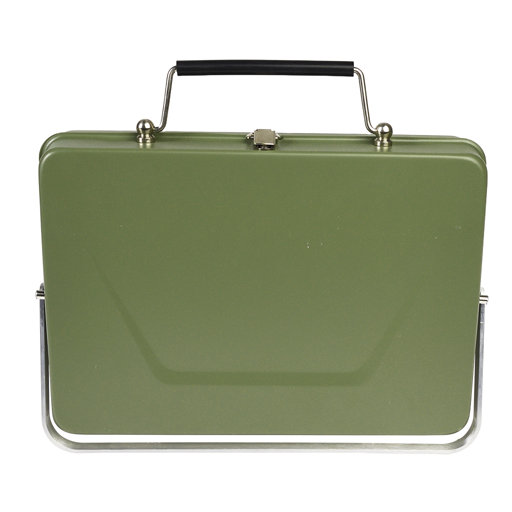 valise portable barbecue - vert foncé