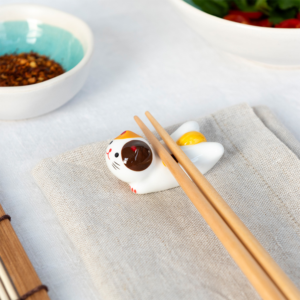 chopstick rest - cat