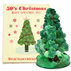 árbol de navidad creciente mágico 50s christmas
