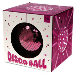hanging disco ball (20cm) - plum