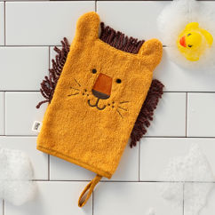 baby bath mitt - lion