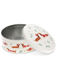 cake storage tin - festive sausage dog