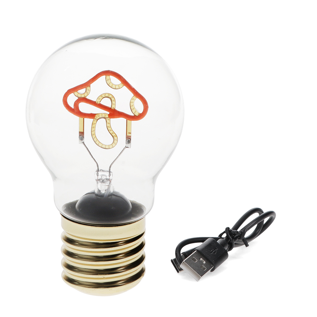ampoule rechargeable usb - champignon